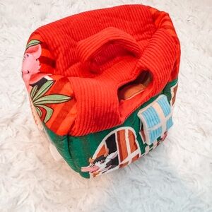 Colorful Plush Farm Animal Toy Carrier